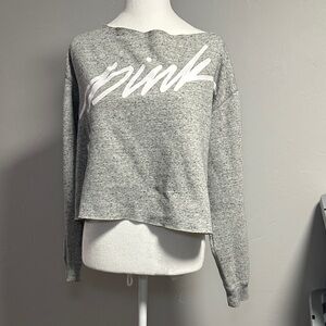 PINK Victoria's Secret Gray Sweatshirt
